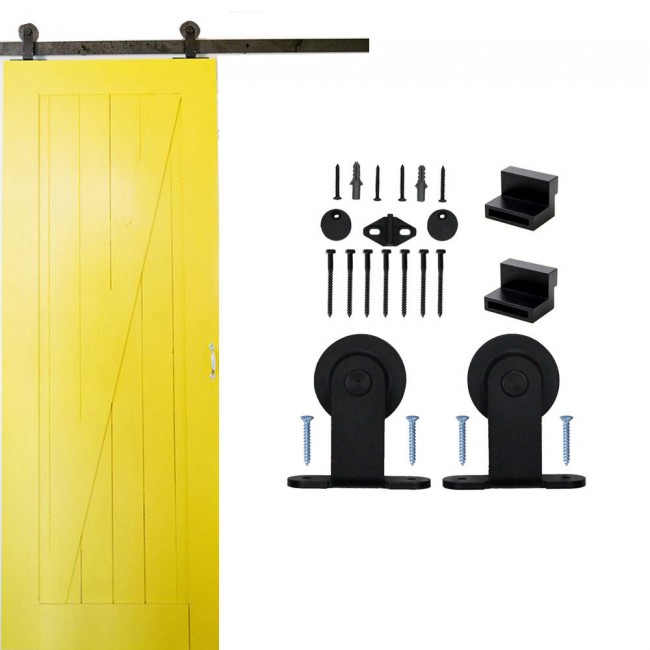 winsoon-5-16ft-modern-sliding-barn-door-hardware-double-single-track-kit-black (2)